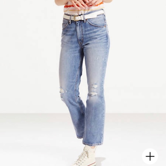 517 cropped boot cut jeans